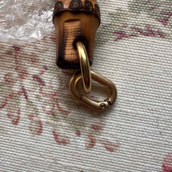 BN Clare V. 🎋Bamboo🎋handle w brass hardware - Picture 3 of 6